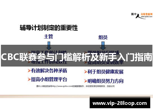 CBC联赛参与门槛解析及新手入门指南